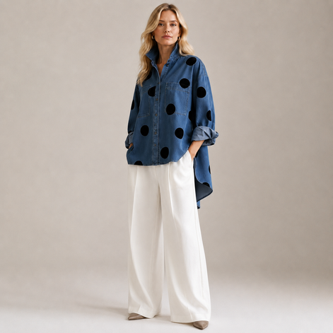 Muriel Polka Dot Shirt