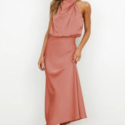 Violet Drape Maxi Dress