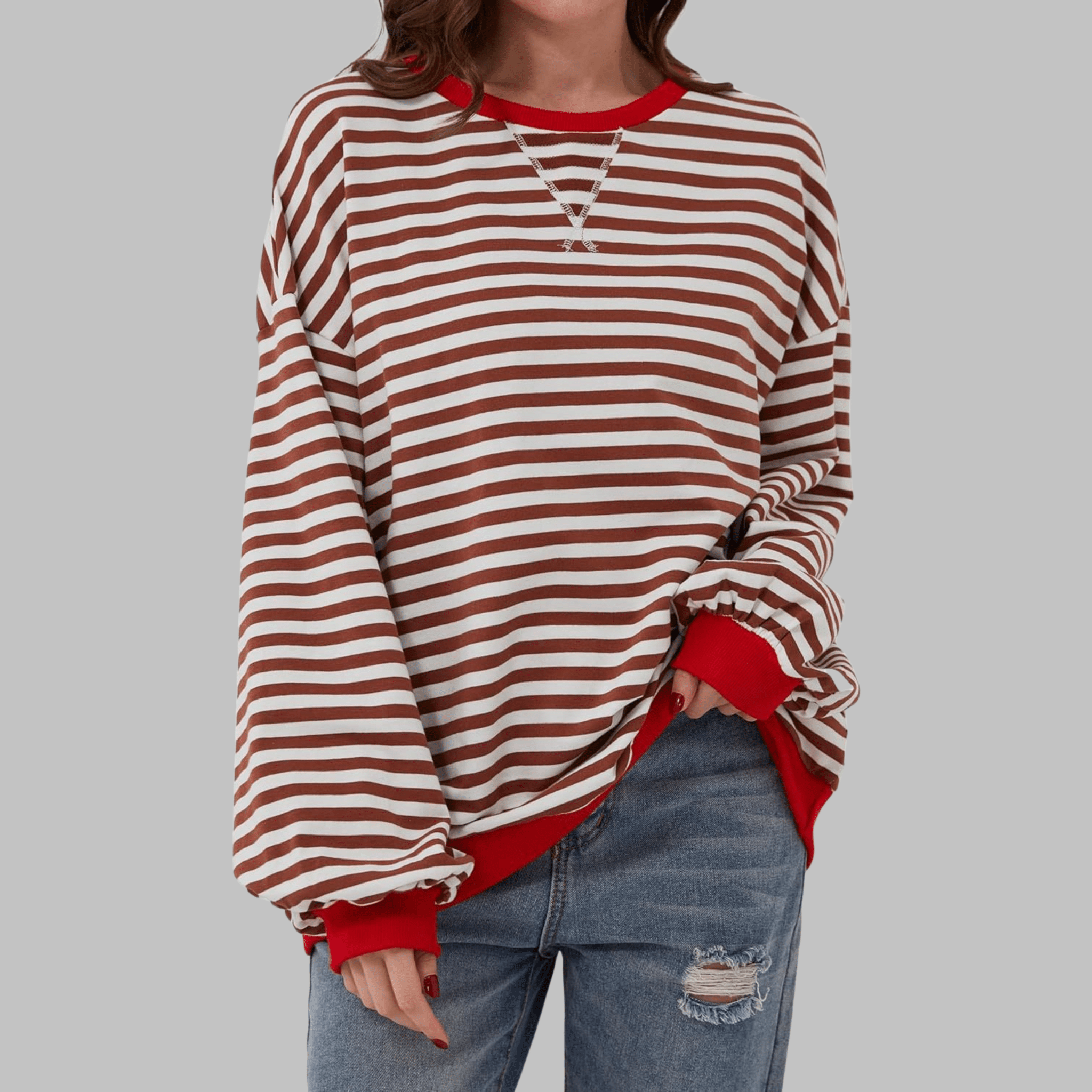 Luka Casual Striped Long Sleeve Shirt