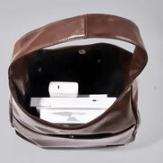 Everyday BB Bag – Leather Bucket Bag with Laptop Fit