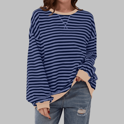 Luka Casual Striped Long Sleeve Shirt