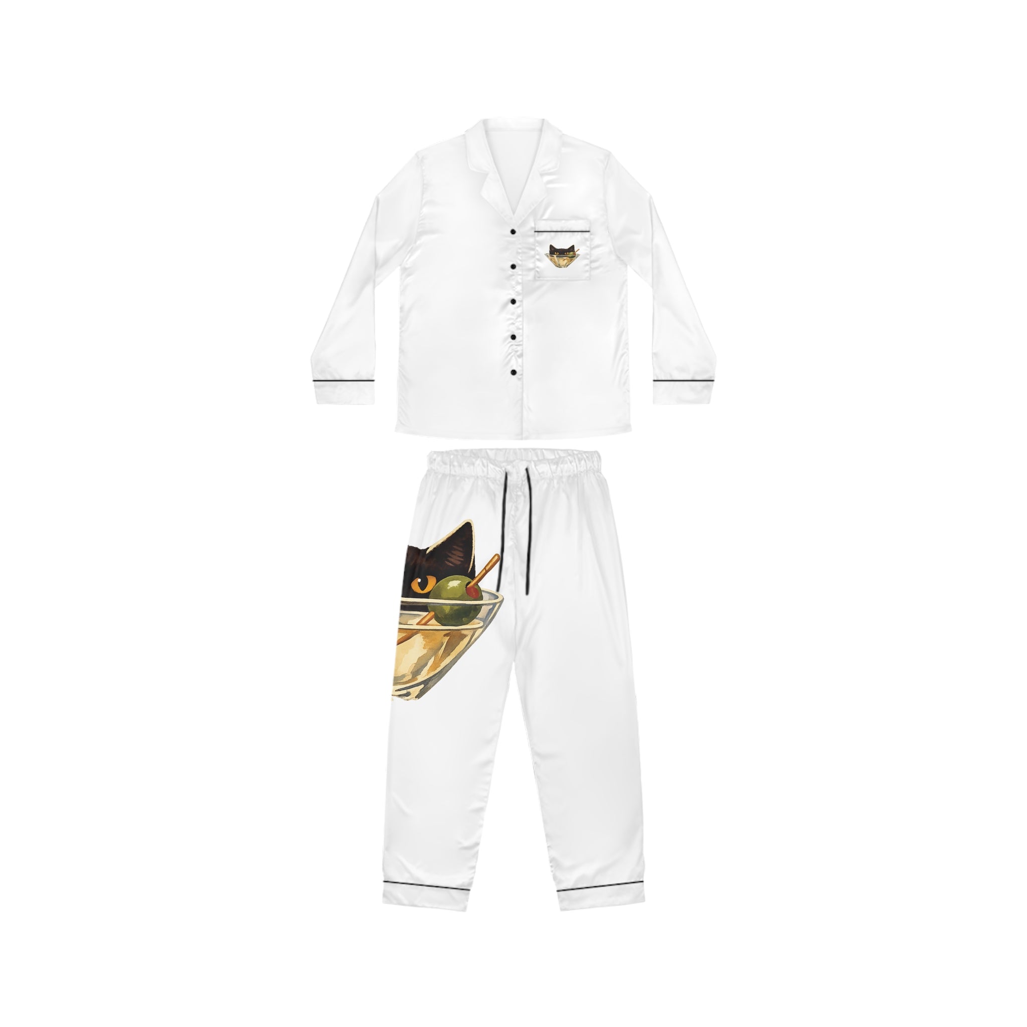 The Martini Cat Pajama Set