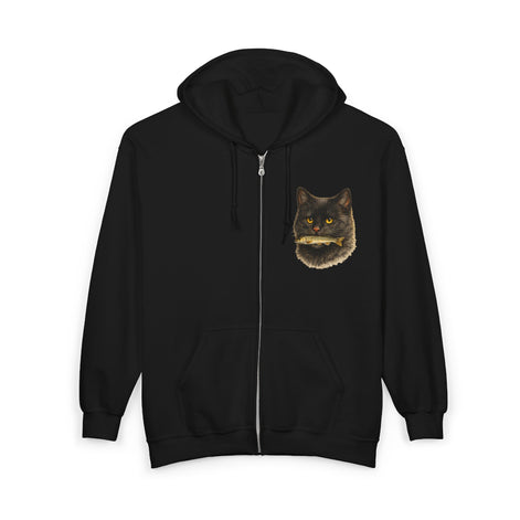 The Angler Cat — Unisex Zip Hoodie