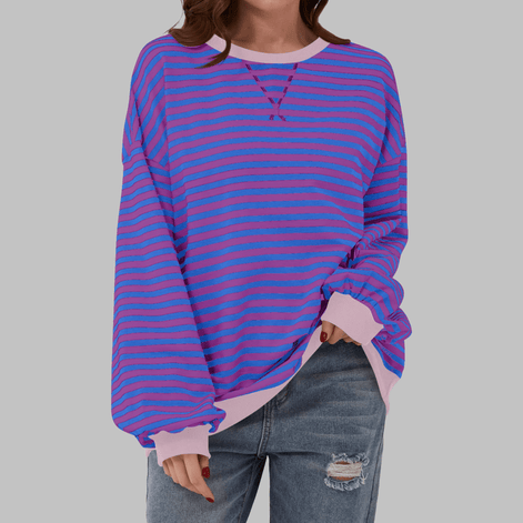 Luka Casual Striped Long Sleeve Shirt