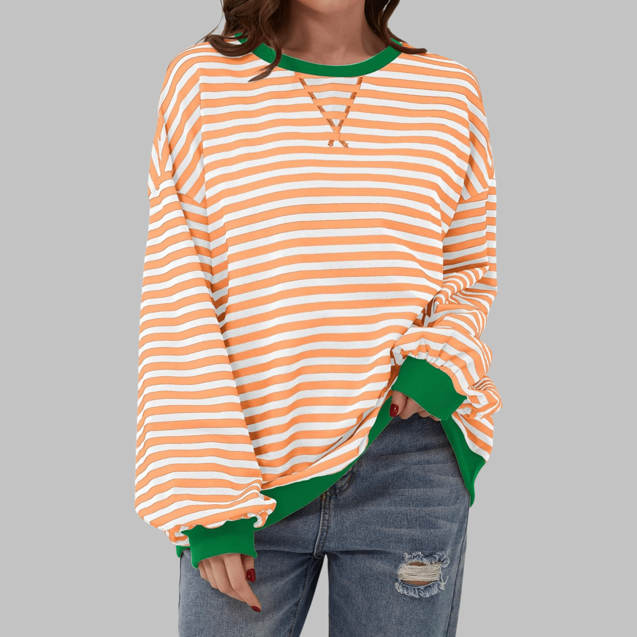 Luka Casual Striped Long Sleeve Shirt
