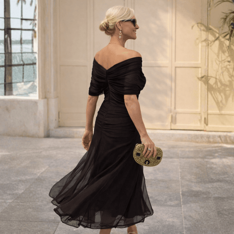 Mikaela Off-Shoulder Maxi Dress