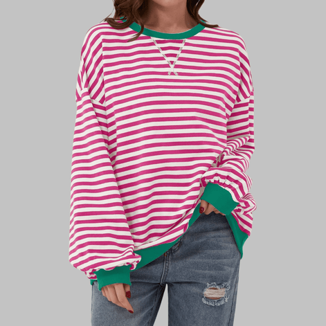 Luka Casual Striped Long Sleeve Shirt