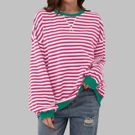 Luka Casual Striped Long Sleeve Shirt