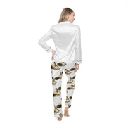 Black-capped Chickadee Satin Pajama Set