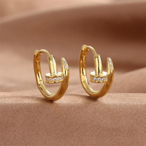 Circle Hoop Earrings