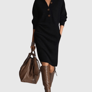 Arianell Winter Wool Midi Dress