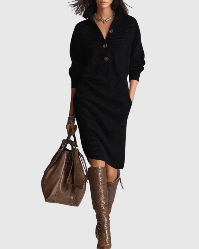 Arianell Winter Wool Midi Dress