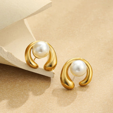 Chunky Pearl Earrings