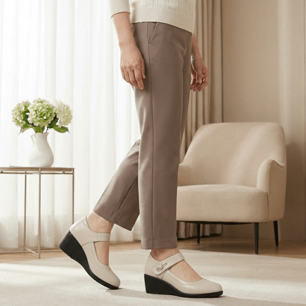 Lydia Elegant Mid-Heel Comfort Shoes