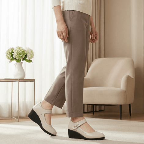 Lydia Elegant Mid-Heel Comfort Shoes