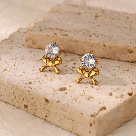 Bowknot Stud Earrings