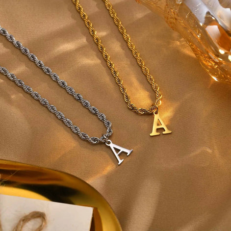 Alphabet Charm Necklace