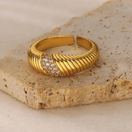 Coil Textured Ring