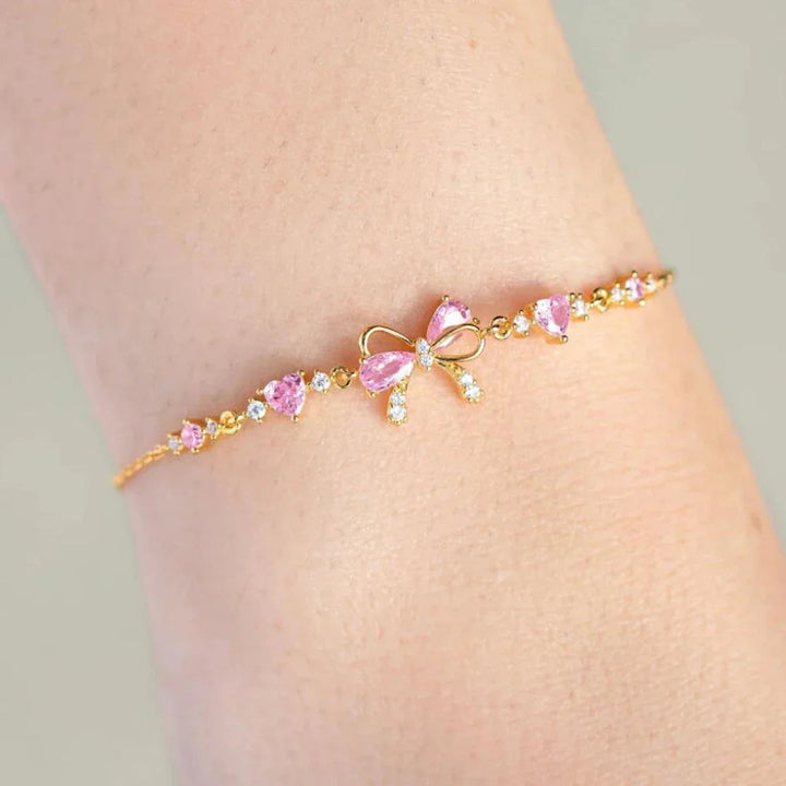 Bowknot Heart Bracelet