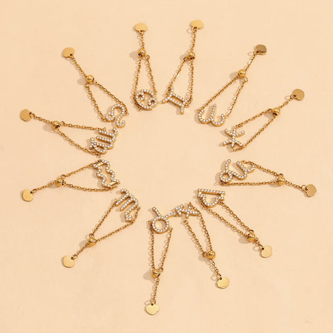 Adjustable Zodiac Sign Ring