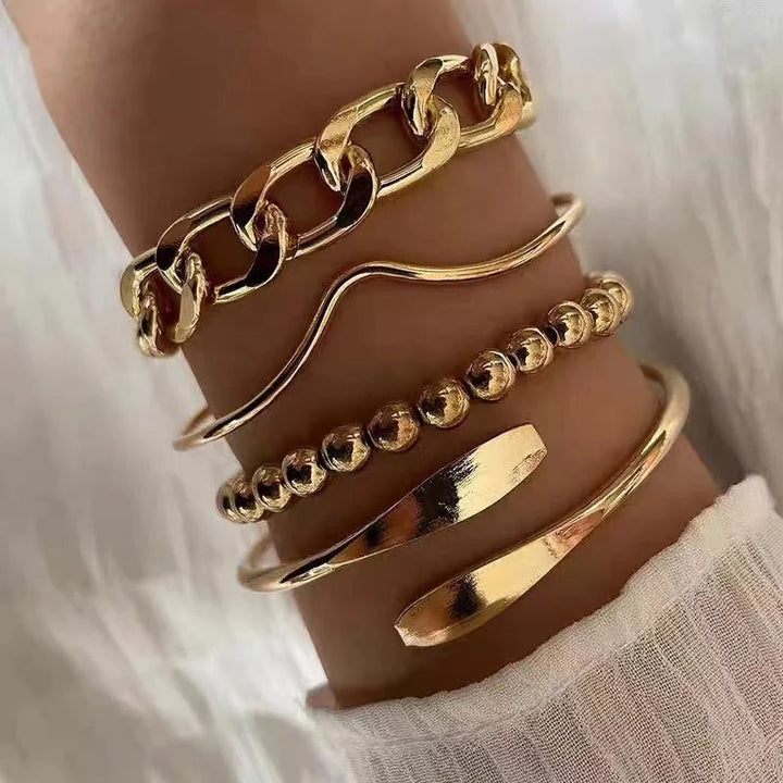 4 PCS Assorted Bracelet Set