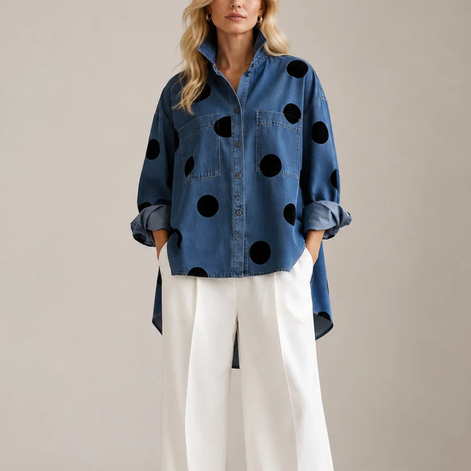 Muriel Polka Dot Shirt