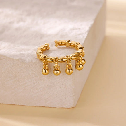 Beaded Open Ring