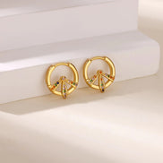 Colored Hoop Earrings
