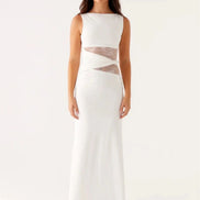 Leni Sculpted Lace Dress