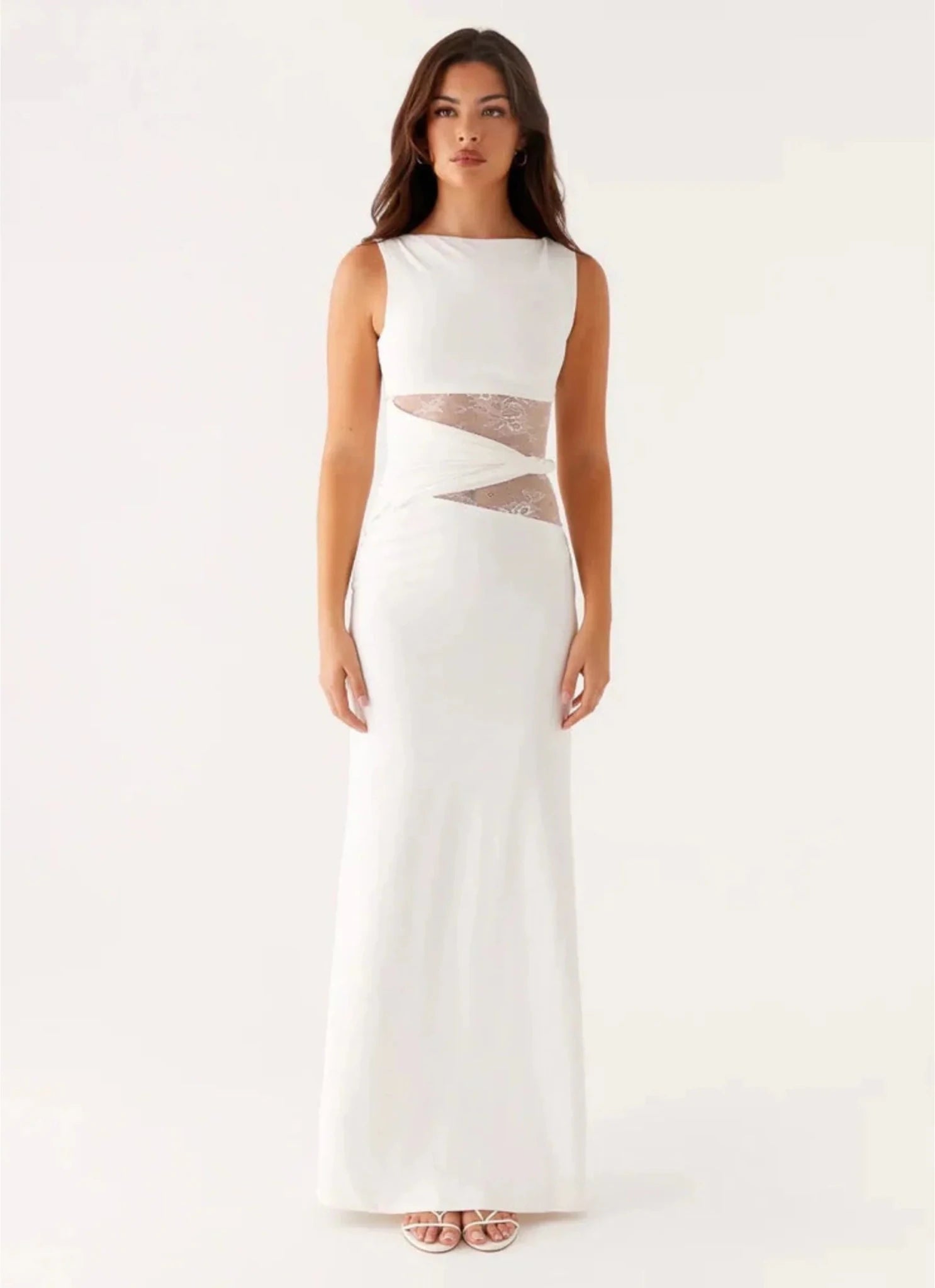 Leni Sculpted Lace Dress