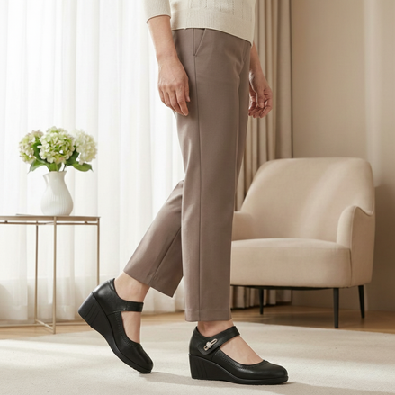 Lydia Elegant Mid-Heel Comfort Shoes
