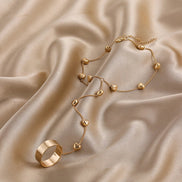 Dainty Heart Hand Bracelet