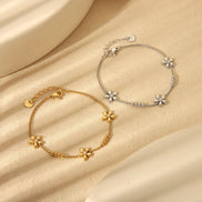 Dainty Flower Bracelet