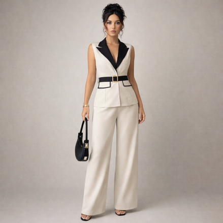 Angela Formal Two-Piece Suit Set