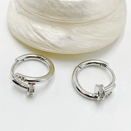 Circle Hoop Earrings