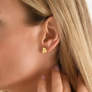 Custom Heart Name Earrings