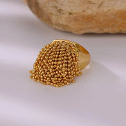 Adjustable Beaded Ring