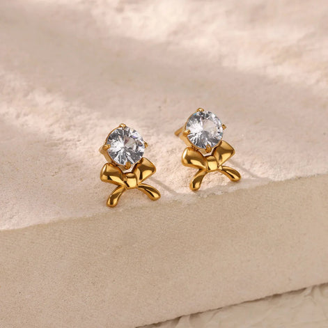 Bowknot Stud Earrings