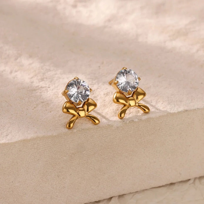 Bowknot Stud Earrings
