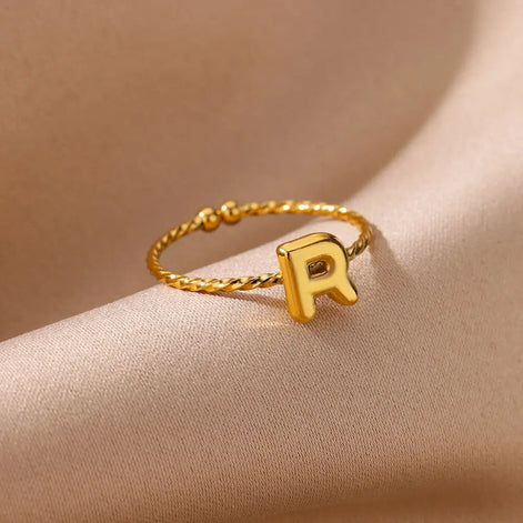 Chunky Balloon Initial Ring