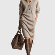 Arianell Winter Wool Midi Dress