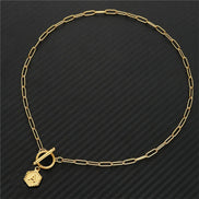 Alphabet Toggle Choker Necklace