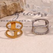 Double Layer Knot Ring