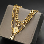 3 PCS Punk Necklace