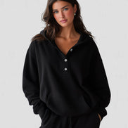 Oversized Snap-Fit Hoodie