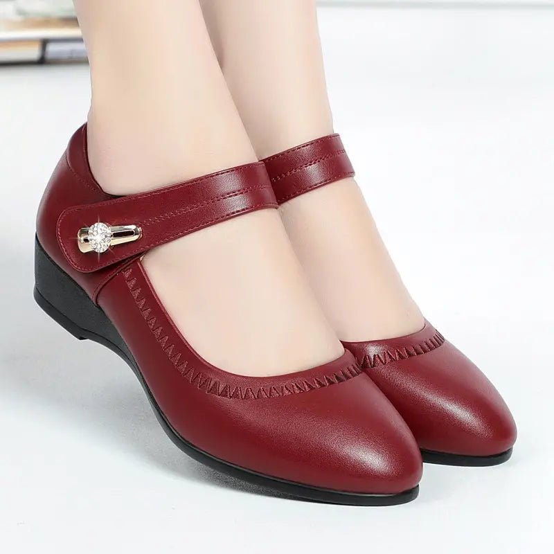 Lydia Elegant Mid-Heel Comfort Shoes