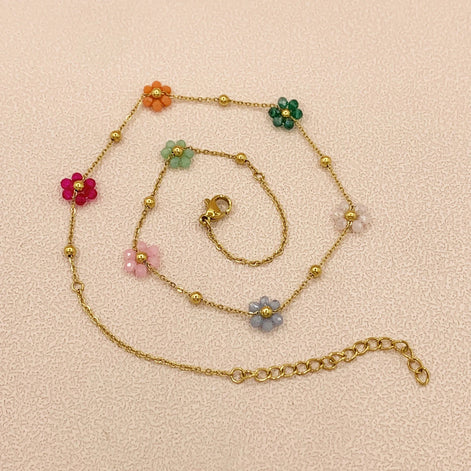 Boho Flower Necklace