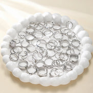 64 PCS Geometric Ring Set
