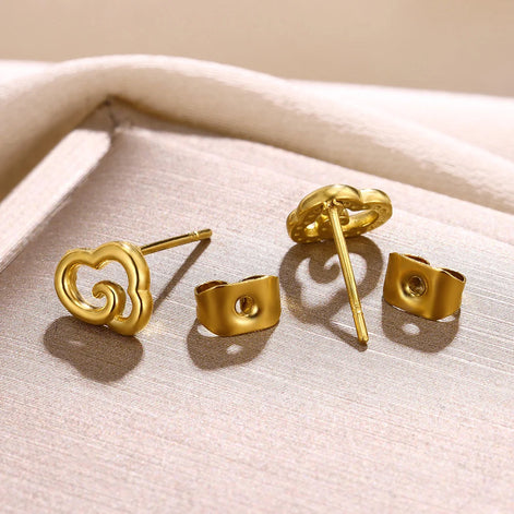 Cloud Stud Earrings