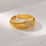 Coil Textured Ring